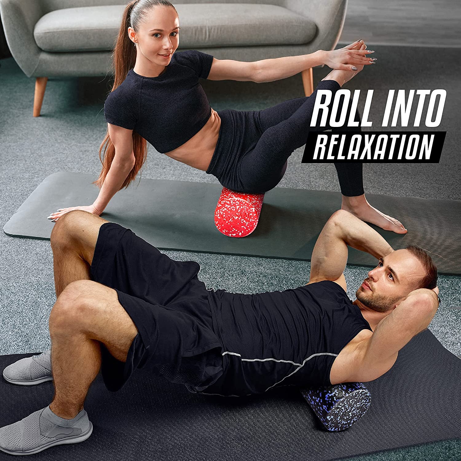 TitanRoll.  For Exercise Foam Roller for Yoga, Pilates & Stretching - 12, 18, 24, 36 Inch