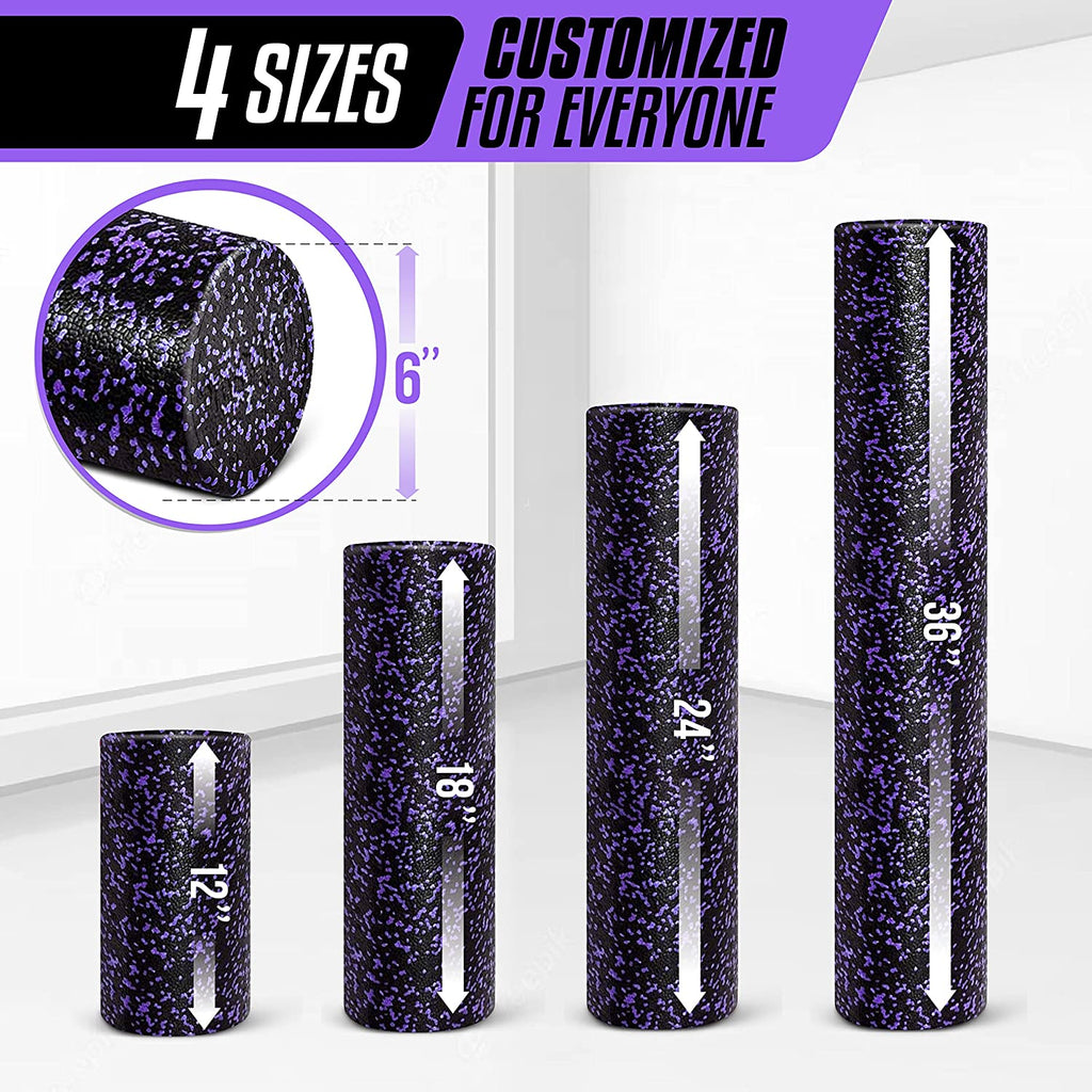 TitanRoll.  For Exercise Foam Roller for Yoga, Pilates & Stretching - 12, 18, 24, 36 Inch