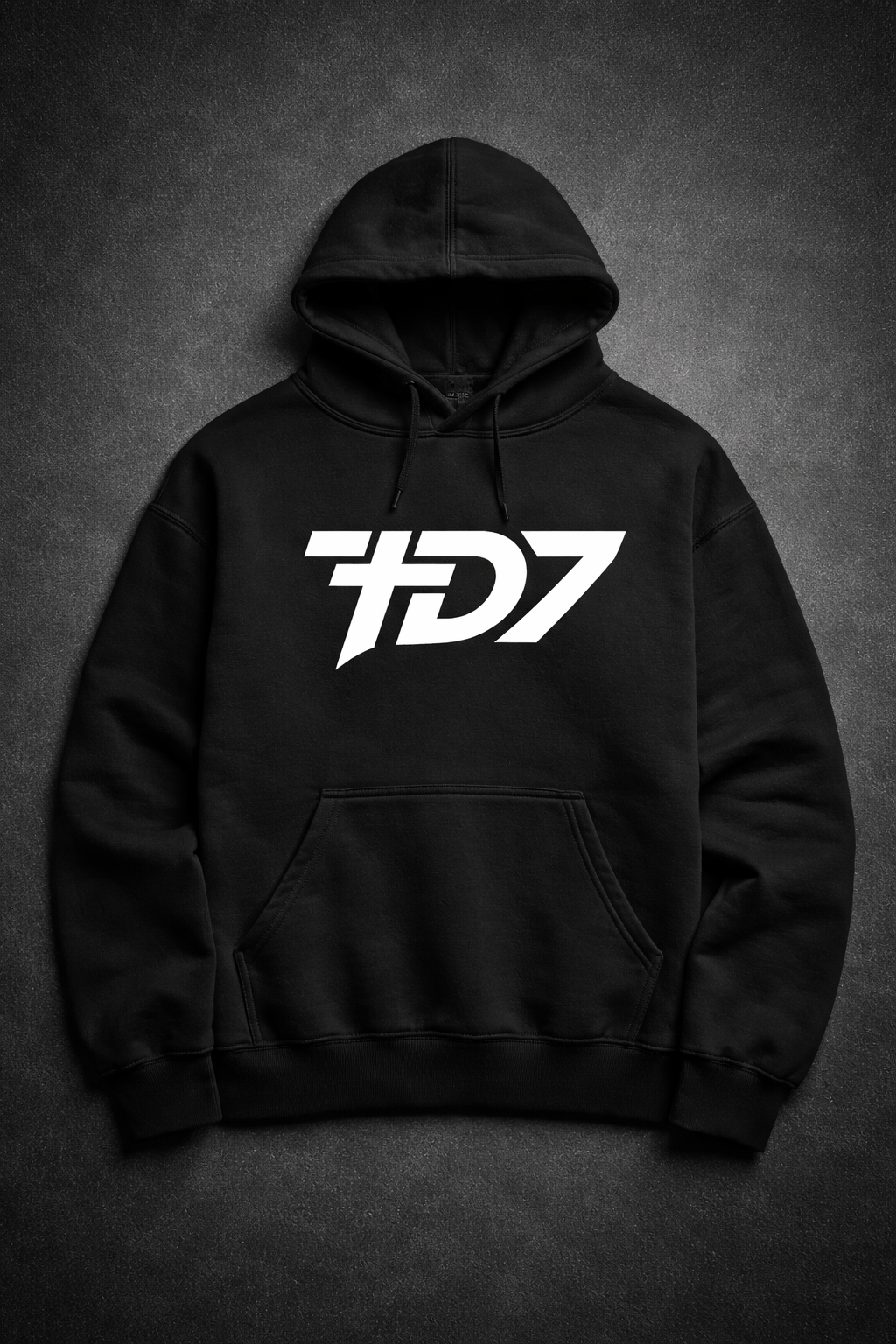 Hoodie TD7 Unisex - Negro