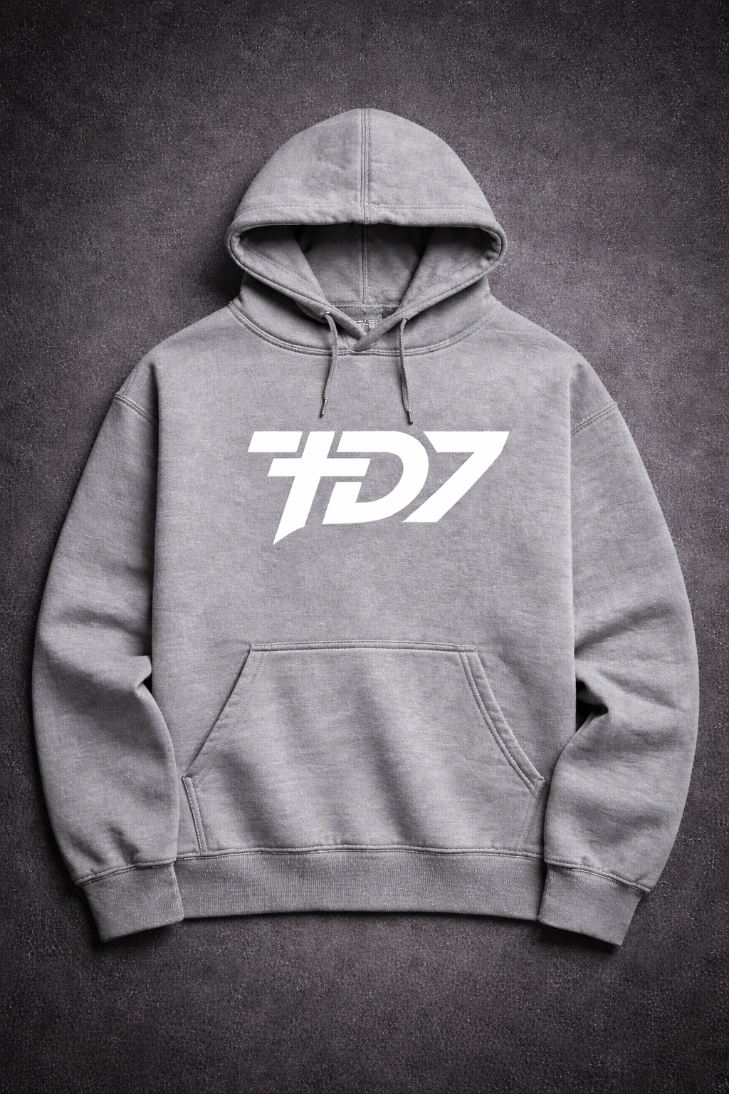 Hoodie TD7 Unisex - Gris
