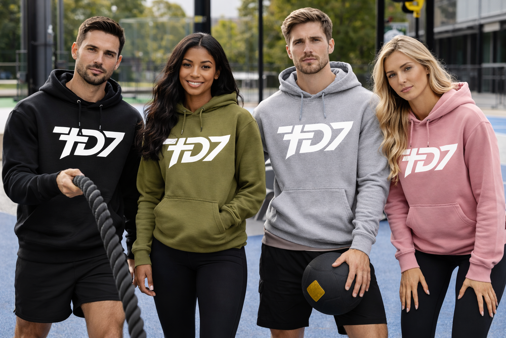 Hoodie TD7 Unisex - Gris